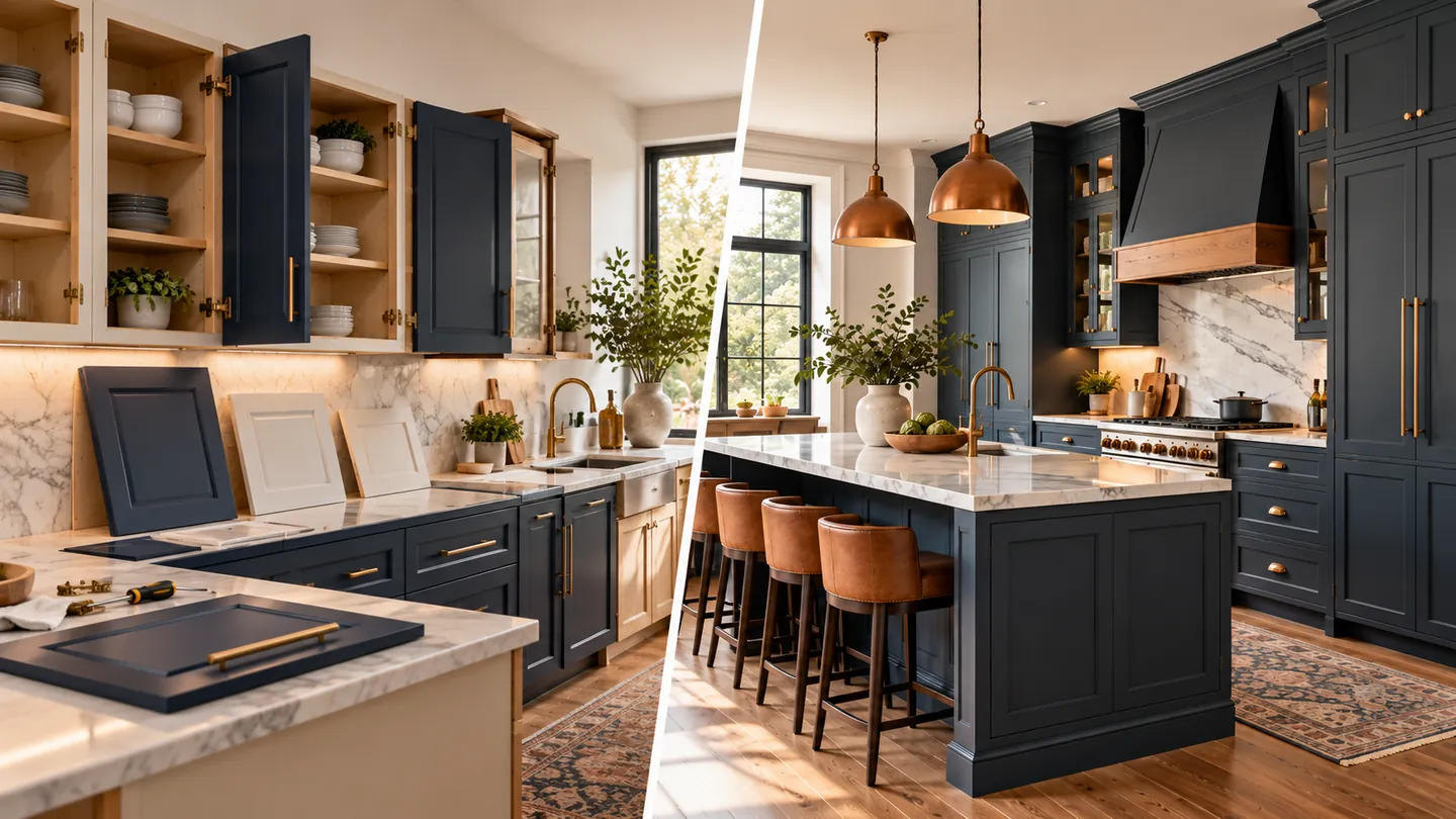 Cabinet Refacing vs. Replacing: Which One Does Your Kitchen Actually Need?