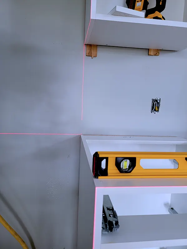 Percision laser line cabinetry