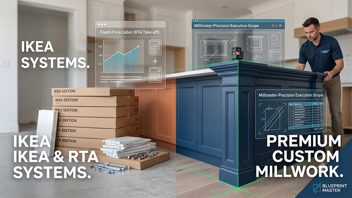 Understanding Cabinetry Installation Costs in Ontario: RTA vs. Custom Millwork